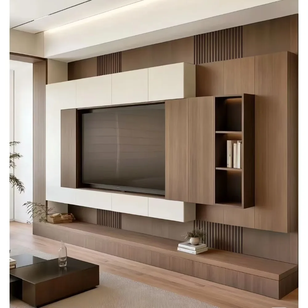 Home Cinema Furniture - 현대적인 디자인의 맞춤형 원목 낮은 TV