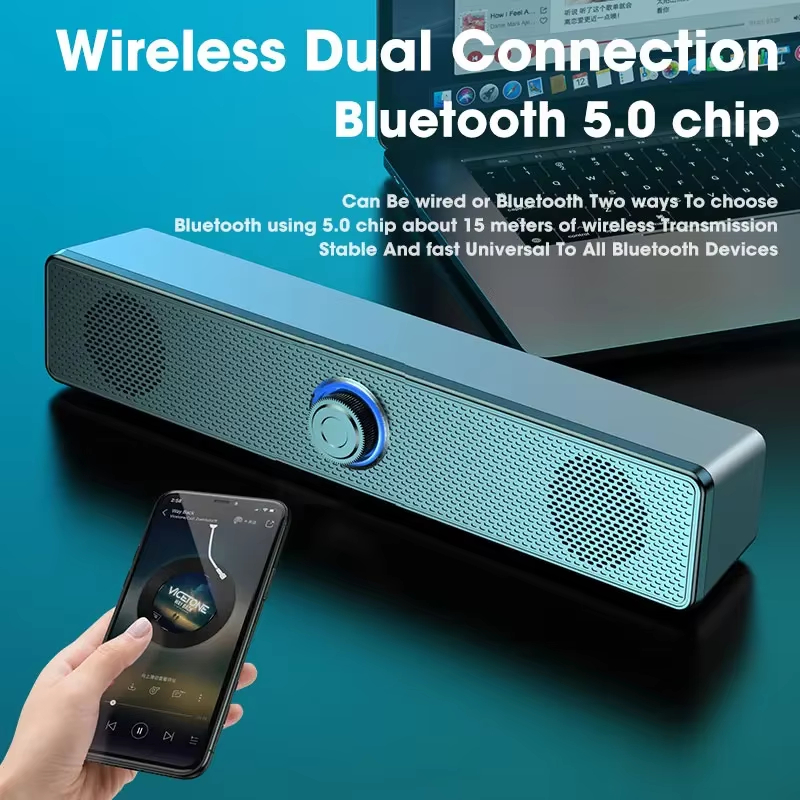 Soundbar Bluetooth Home - 블루투스 5.0 4D 서라운드 사운드바 유선