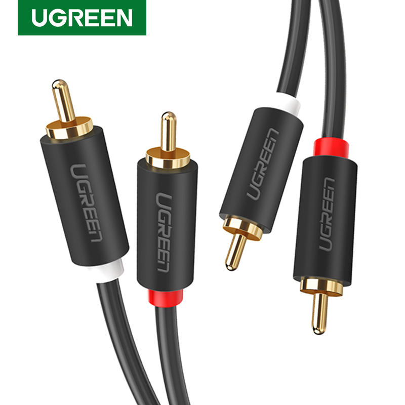 Home Cinema Furniture - UGREEN-2RCA to 2 RCA Male to