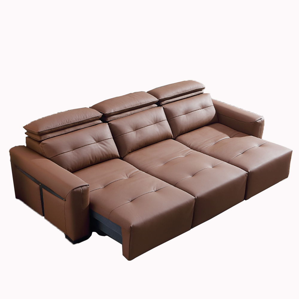 Home Cinema Furniture - 조정 가능한 머리 받침이있는 정품 가죽
