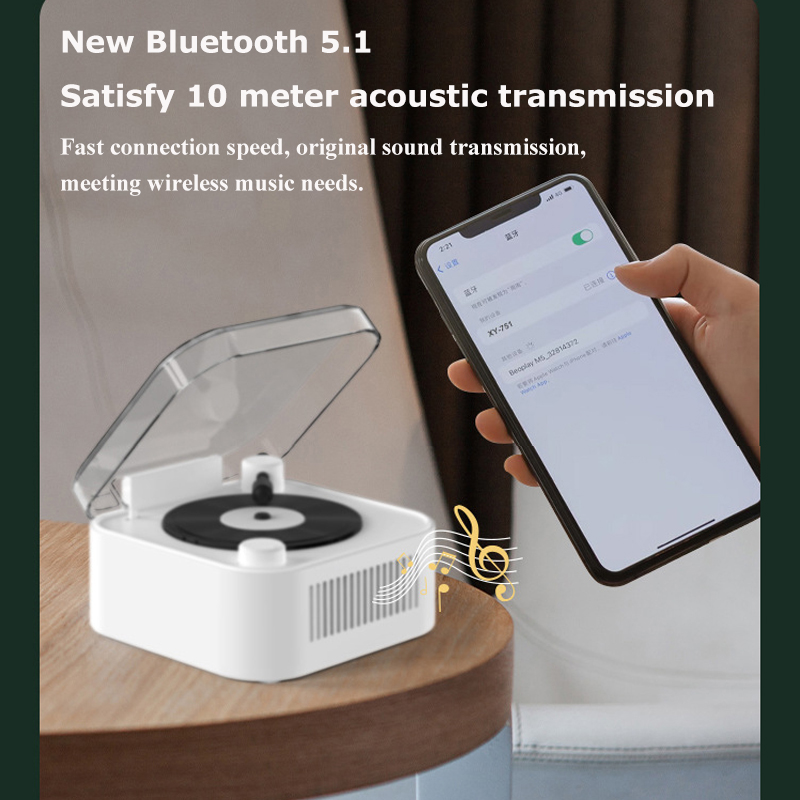 레트로 블루투스 스피커, 휴대용 빈티지 CD 플레이어  - Home Cinema Bluetooth 5.1 리뷰 및 가격