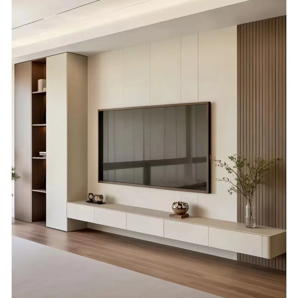 현대적인 디자인의 맞춤형 원목 낮은 TV 캐비닛, 패널 - Home Cinema Furniture 리뷰 및 가격