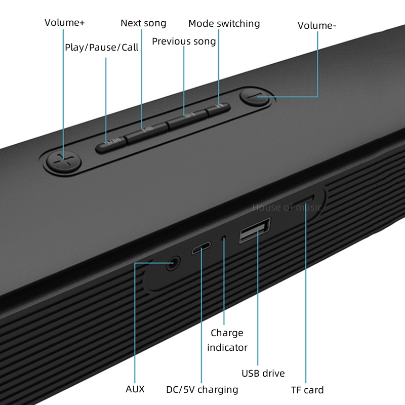 유선 및 무선 홈 서라운드 스피커 TV 사운드바, PC - Soundbar Bluetooth Home 리뷰 및 가격