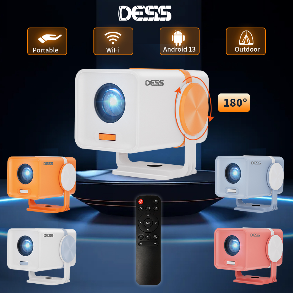 DESS 프로젝터 안드로이드 13 듀얼 밴드 Wifi6 - Home Cinema Entertainment 리뷰 및 가격