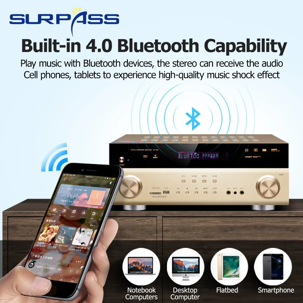 홈 시어터 오디오 앰프 6 채널 Bluetooth Hi - Home Cinema Bluetooth 5.1 리뷰 및 가격