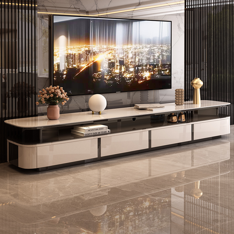 클래식 베이지 TV 캐비닛 심플 이탈리아 유니크 롱 디 - Home Cinema Furniture 리뷰 및 가격