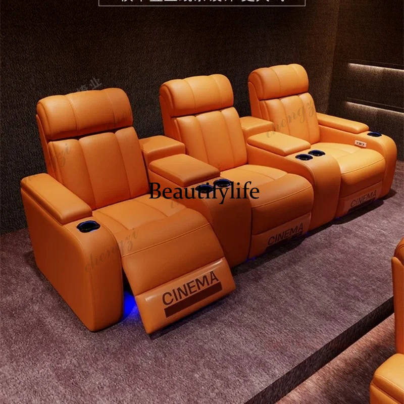 G153 고급 천연 가죽 전동 리클라이너 시네마 의자  - Home Cinema Furniture 리뷰 및 가격