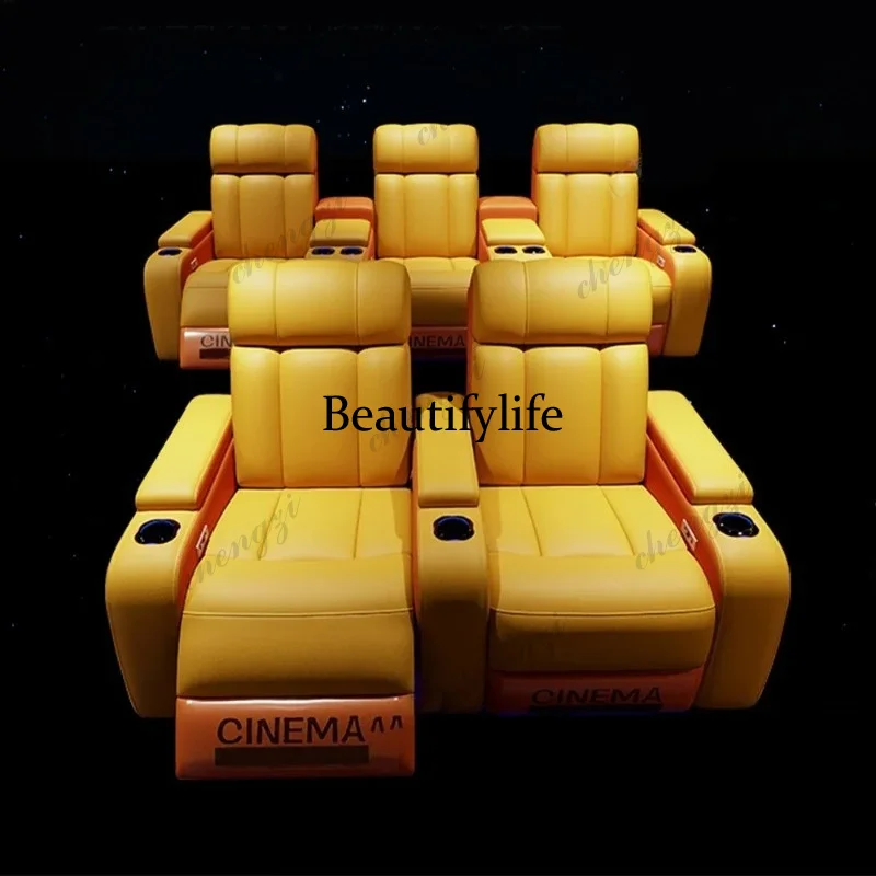 G153 고급 천연 가죽 전동 리클라이너 시네마 의자  - Home Cinema Furniture 리뷰 및 가격