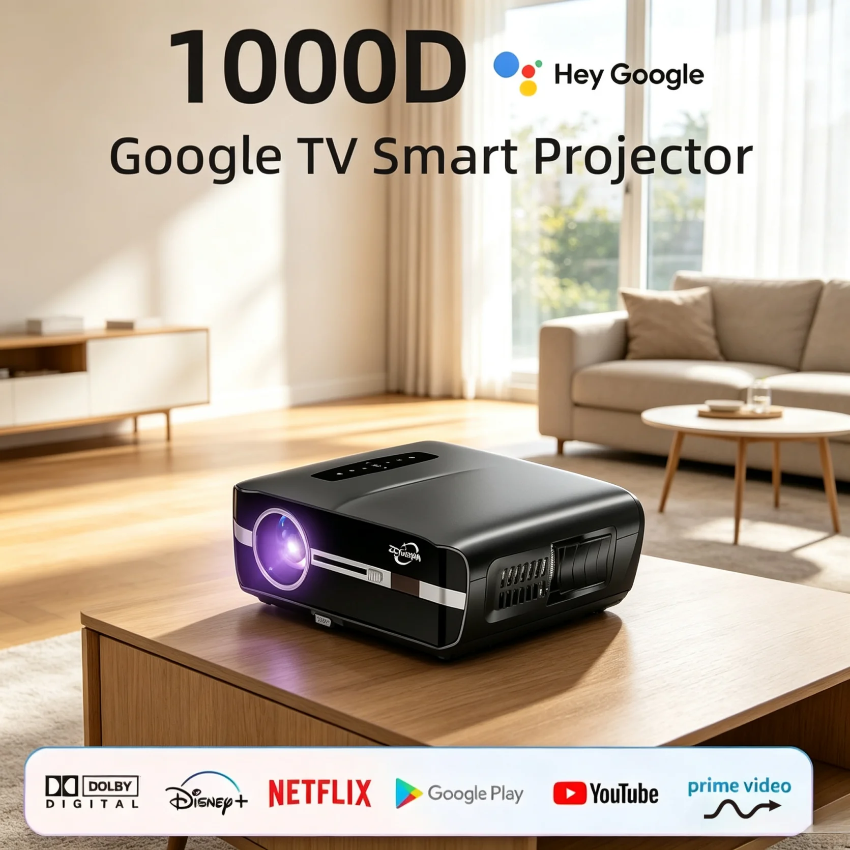 공식 구글 TV 4K 프로젝터 4200ANSI 넷플릭스 - Home Cinema Entertainment 리뷰 및 가격