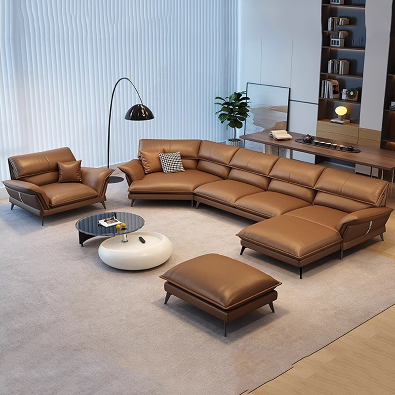 진짜 가죽 럭셔리 이탈리아 소파 북유럽 모던 시네마 침 - Home Cinema Furniture 리뷰 및 가격