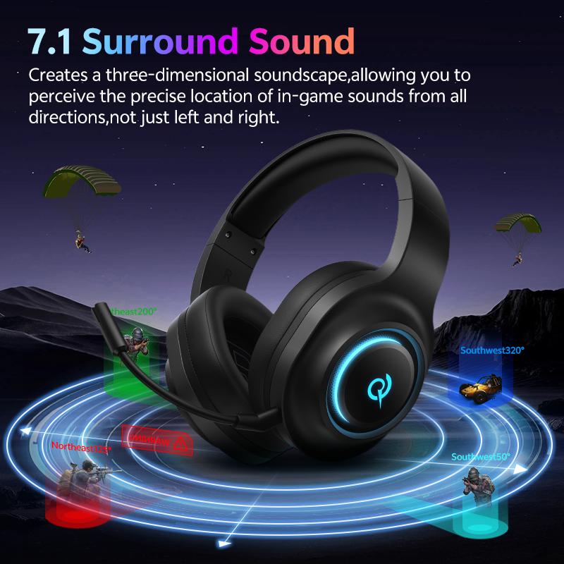 QCY Heroad V200 게이밍 헤드셋 (마이크 내 - Soundbar Bluetooth Home 리뷰 및 가격