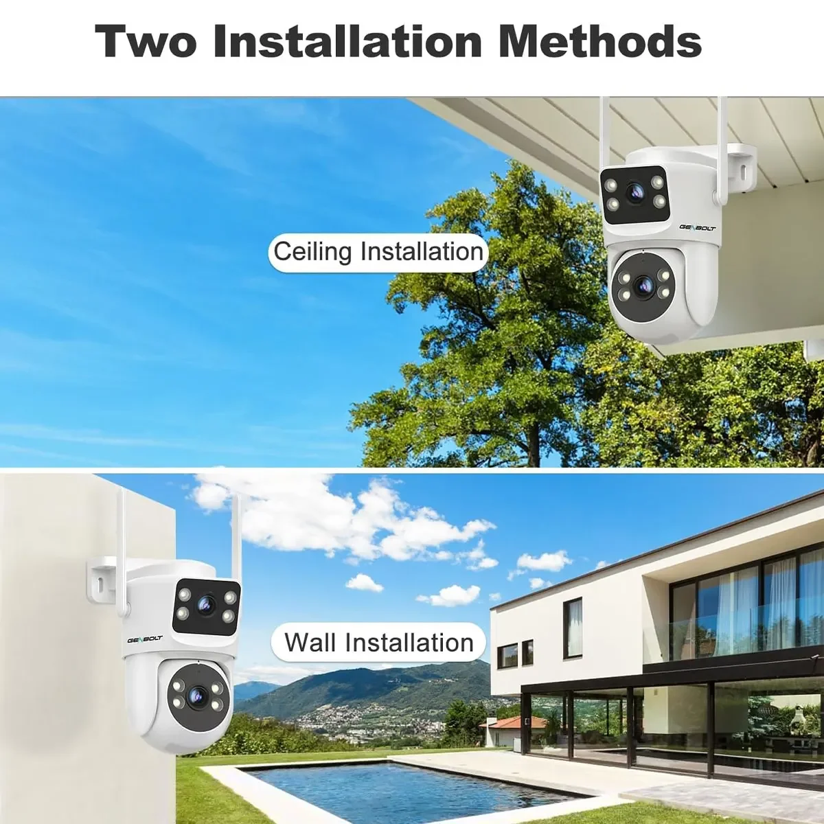 GENBOLT PTZ WiFi 보안 카메라(실외용),  - Home Cinema System 리뷰 및 가격