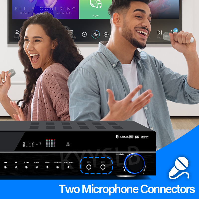 900W 블루투스 앰프 오디오 고출력 전문가용 노래방  - Home Cinema System 리뷰 및 가격