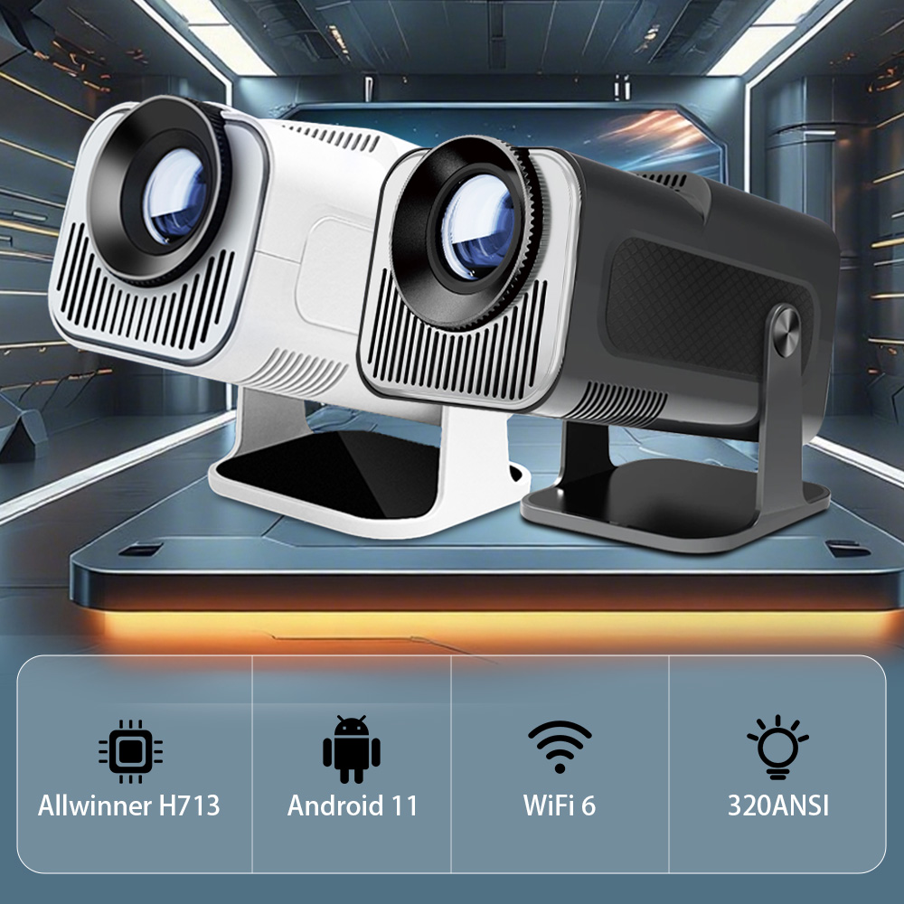 HY320 미니 프로젝터 안드로이드11 Wifi6 32 - Home Cinema Entertainment 리뷰 및 가격